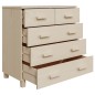 vidaXL Aparador HAMAR madera de pino maciza marrón miel 79x40x80cm vidaXL Aparador HAMAR madera de pino maciza marrón miel 79x40x80cm