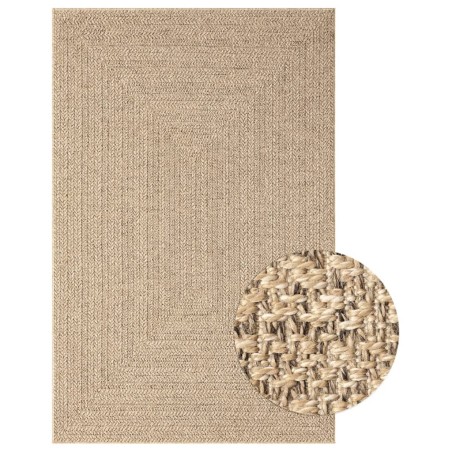 vidaXL Alfombra con aspecto de yute interior y exterior 160x230 cm