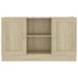 vidaXL Aparador madera contrachapada color roble Sonoma 120x30,5x70 cm vidaXL Aparador madera contrachapada color roble Sonoma 120x30,5x70 cm