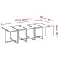 vidaXL Set de comedor jardín 15 pzas con cojines ratán sintético beige vidaXL Set de comedor jardín 15 pzas con cojines ratán sintético beige
