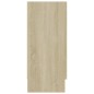vidaXL Aparador madera contrachapada color roble Sonoma 120x30,5x70 cm vidaXL Aparador madera contrachapada color roble Sonoma 120x30,5x70 cm