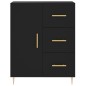 vidaXL Aparador alto madera contrachapada negro 69,5x34x180 cm vidaXL Aparador alto madera contrachapada negro 69,5x34x180 cm