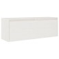 vidaXL Muebles para TV 4 piezas madera maciza de pino blanco vidaXL Muebles para TV 4 piezas madera maciza de pino blanco