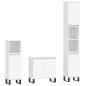 vidaXL Set de muebles de baño 3 piezas madera contrachapada blanco vidaXL Set de muebles de baño 3 piezas madera contrachapada blanco