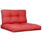 vidaXL Cojines para palets 2 unidades tela rojo vidaXL Cojines para palets 2 unidades tela rojo