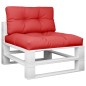 vidaXL Cojines para palets 2 unidades tela rojo vidaXL Cojines para palets 2 unidades tela rojo