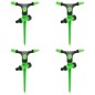 vidaXL Aspersores giratorios 4 uds verde negro 16x13,5x25,5 cm ABS&PP vidaXL Aspersores giratorios 4 uds verde negro 16x13,5x25,5 cm ABS&PP