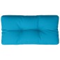 vidaXL Cojín para sofá de palets de tela azul 70x40x12 cm vidaXL Cojín para sofá de palets de tela azul 70x40x12 cm