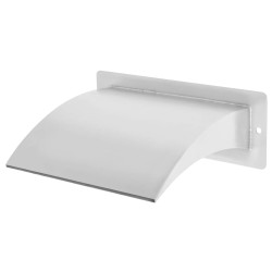 vidaXL Fuente de piscina de acero inoxidable plateada 30x9x26 cm   