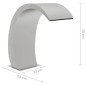 vidaXL Fuente de piscina con LED de acero inoxidable 304 22x60x70 cm vidaXL Fuente de piscina con LED de acero inoxidable 304 22x60x70 cm