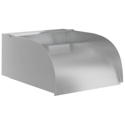vidaXL Cascada de jardín con LEDs acero inoxidable 304 30x34x14 cm