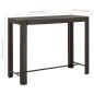 vidaXL Mesa alta de jardín ratán sintético marrón 140,5x60,5x110,5 cm vidaXL Mesa alta de jardín ratán sintético marrón 140,5x60,5x110,5 cm