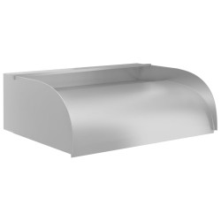 vidaXL Cascada de jardín con LEDs acero inoxidable 304 45x34x14 cm