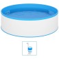 vidaXL Piscina de chapoteo skimmer colgante y bomba 350x90 cm blanco vidaXL Piscina de chapoteo skimmer colgante y bomba 350x90 cm blanco