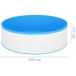 vidaXL Piscina de chapoteo skimmer colgante y bomba 350x90 cm blanco vidaXL Piscina de chapoteo skimmer colgante y bomba 350x90 cm blanco