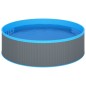 vidaXL Piscina de chapoteo con skimmer colgante y bomba 350x90 cm gris vidaXL Piscina de chapoteo con skimmer colgante y bomba 350x90 cm gris