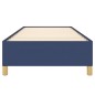 vidaXL Estructura de cama de tela azul 80x200 cm