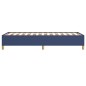 vidaXL Estructura de cama de tela azul 80x200 cm