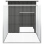 vidaXL Jaula de conejos acero galvanizado antracita 200x91x100 cm vidaXL Jaula de conejos acero galvanizado antracita 200x91x100 cm