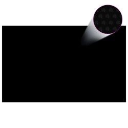 vidaXL Cubierta de piscina PE negro 260x160 cm