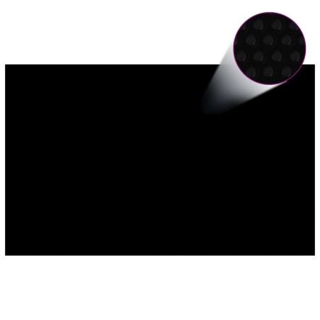 vidaXL Cubierta de piscina PE negro 260x160 cm