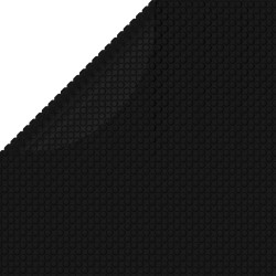 vidaXL Cubierta de piscina PE negro 527 cm