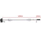 vidaXL Espetón para asados y barbacoa con motor acero 1200 mm vidaXL Espetón para asados y barbacoa con motor acero 1200 mm