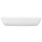 vidaXL Lavabo lujoso rectangular ceráminca blanco 71x39 cm vidaXL Lavabo lujoso rectangular ceráminca blanco 71x39 cm