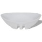 vidaXL Lavabo ovalado y orificio desbordamiento cerámica 59x38,5 cm vidaXL Lavabo ovalado y orificio desbordamiento cerámica 59x38,5 cm