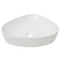 vidaXL Lavabo triangular de cerámica blanco 50,5x41x12 cm vidaXL Lavabo triangular de cerámica blanco 50,5x41x12 cm
