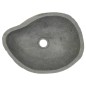 vidaXL Lavabo de piedra de río ovalada 37-46 cm vidaXL Lavabo de piedra de río ovalada 37-46 cm