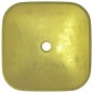vidaXL Lavabo de vidrio dorado 42x42x14 cm vidaXL Lavabo de vidrio dorado 42x42x14 cm