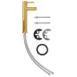 vidaXL Lavabo grifo tapón pulsador cristal templado marrón vidaXL Lavabo grifo tapón pulsador cristal templado marrón