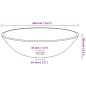 vidaXL Lavabo grifo tapón pulsador cristal templado marrón vidaXL Lavabo grifo tapón pulsador cristal templado marrón