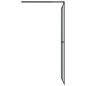 vidaXL Mampara ducha con estante vidrio ESG y aluminio negro 100x195cm vidaXL Mampara ducha con estante vidrio ESG y aluminio negro 100x195cm