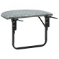 vidaXL Mesa de jardín de ratán sintético gris 60x60x40 cm vidaXL Mesa de jardín de ratán sintético gris 60x60x40 cm