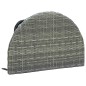 vidaXL Mesa de jardín de ratán sintético gris 60x60x40 cm vidaXL Mesa de jardín de ratán sintético gris 60x60x40 cm
