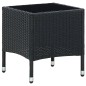 vidaXL Mesa de jardín ratán sintético negro 40x40x45 cm vidaXL Mesa de jardín ratán sintético negro 40x40x45 cm