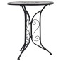 vidaXL Mesa bistro de mosaico cerámica gris 61 cm vidaXL Mesa bistro de mosaico cerámica gris 61 cm