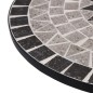 vidaXL Mesa bistro de mosaico cerámica gris 61 cm vidaXL Mesa bistro de mosaico cerámica gris 61 cm