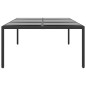 vidaXL Mesa jardín vidrio templado ratán sintético negro 200x150x75 cm vidaXL Mesa jardín vidrio templado ratán sintético negro 200x150x75 cm
