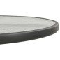 vidaXL Mesa de jardín bistró de acero gris antracita Ø80x71 cm vidaXL Mesa de jardín bistró de acero gris antracita Ø80x71 cm
