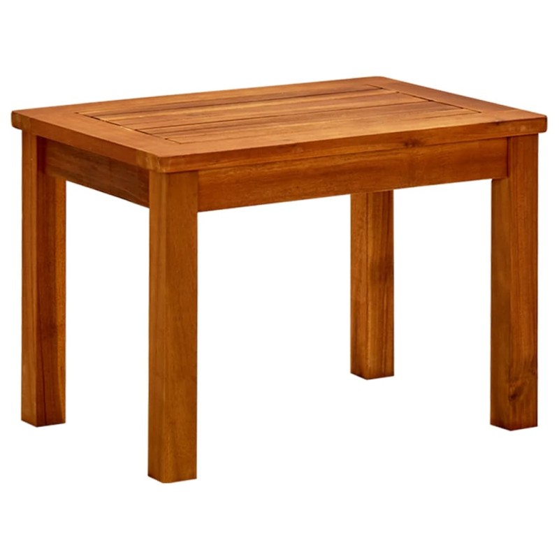 vidaXL Mesa de centro de jardín madera maciza de acacia 50x35x36 cm vidaXL Mesa de centro de jardín madera maciza de acacia 50x35x36 cm