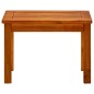vidaXL Mesa de centro de jardín madera maciza de acacia 50x35x36 cm vidaXL Mesa de centro de jardín madera maciza de acacia 50x35x36 cm