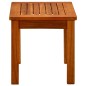 vidaXL Mesa de centro de jardín madera maciza de acacia 50x35x36 cm vidaXL Mesa de centro de jardín madera maciza de acacia 50x35x36 cm