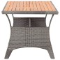 vidaXL Mesa de jardín de madera maciza de acacia gris 120x70x66 cm vidaXL Mesa de jardín de madera maciza de acacia gris 120x70x66 cm