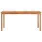 vidaXL Mesa de comedor de jardín madera maciza de teca 160x80x77 cm vidaXL Mesa de comedor de jardín madera maciza de teca 160x80x77 cm