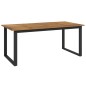 vidaXL Mesa de jardín con patas en U madera maciza acacia 180x90x75 cm vidaXL Mesa de jardín con patas en U madera maciza acacia 180x90x75 cm