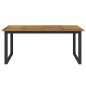 vidaXL Mesa de jardín con patas en U madera maciza acacia 180x90x75 cm vidaXL Mesa de jardín con patas en U madera maciza acacia 180x90x75 cm