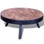 vidaXL Mesita baja de centro redonda de madera de teca reciclada vidaXL Mesita baja de centro redonda de madera de teca reciclada